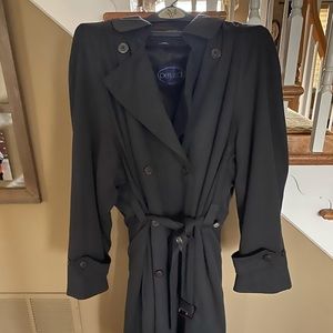 Men’s black Perusol Trench coat